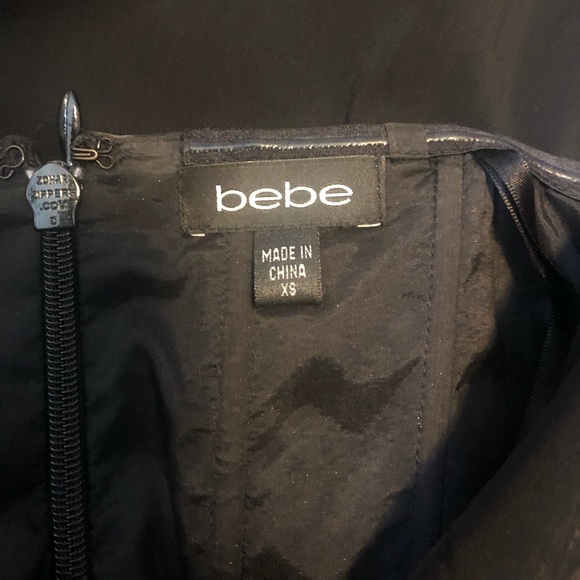 Bebe Overlap High Low Dress - Picture 6 of 7